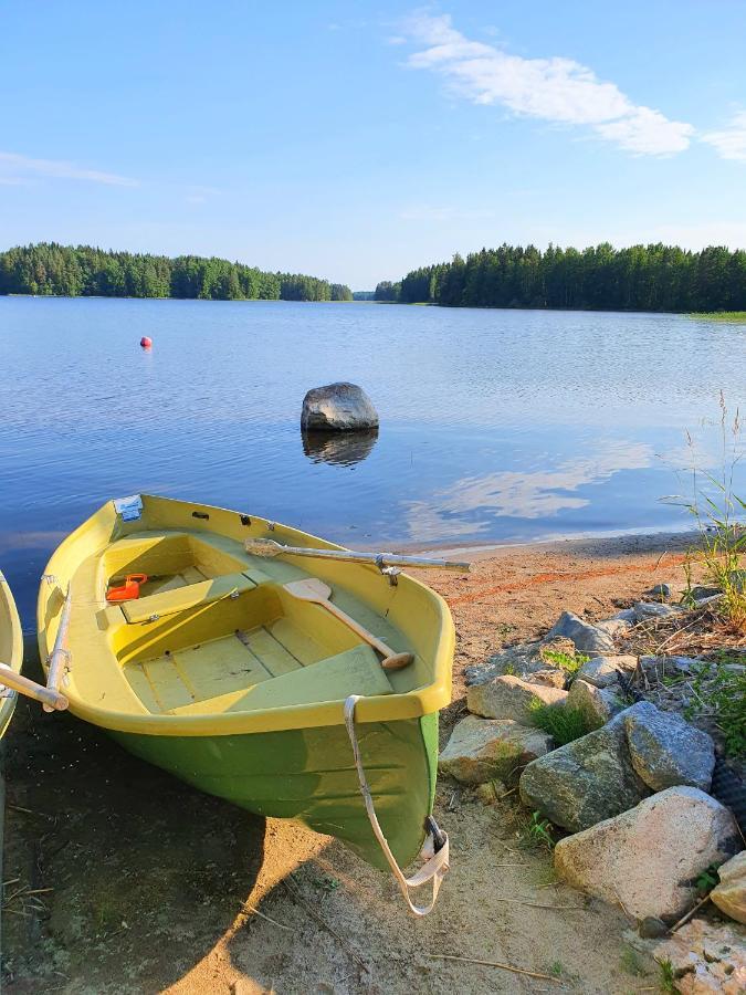 Stunning Log Cabin 45M2 On The Shore Of Kallavesi. Kuopio Exteriör bild