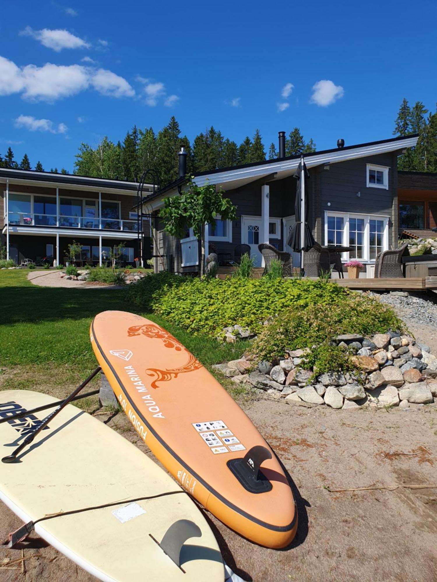 Stunning Log Cabin 45M2 On The Shore Of Kallavesi. Kuopio Exteriör bild